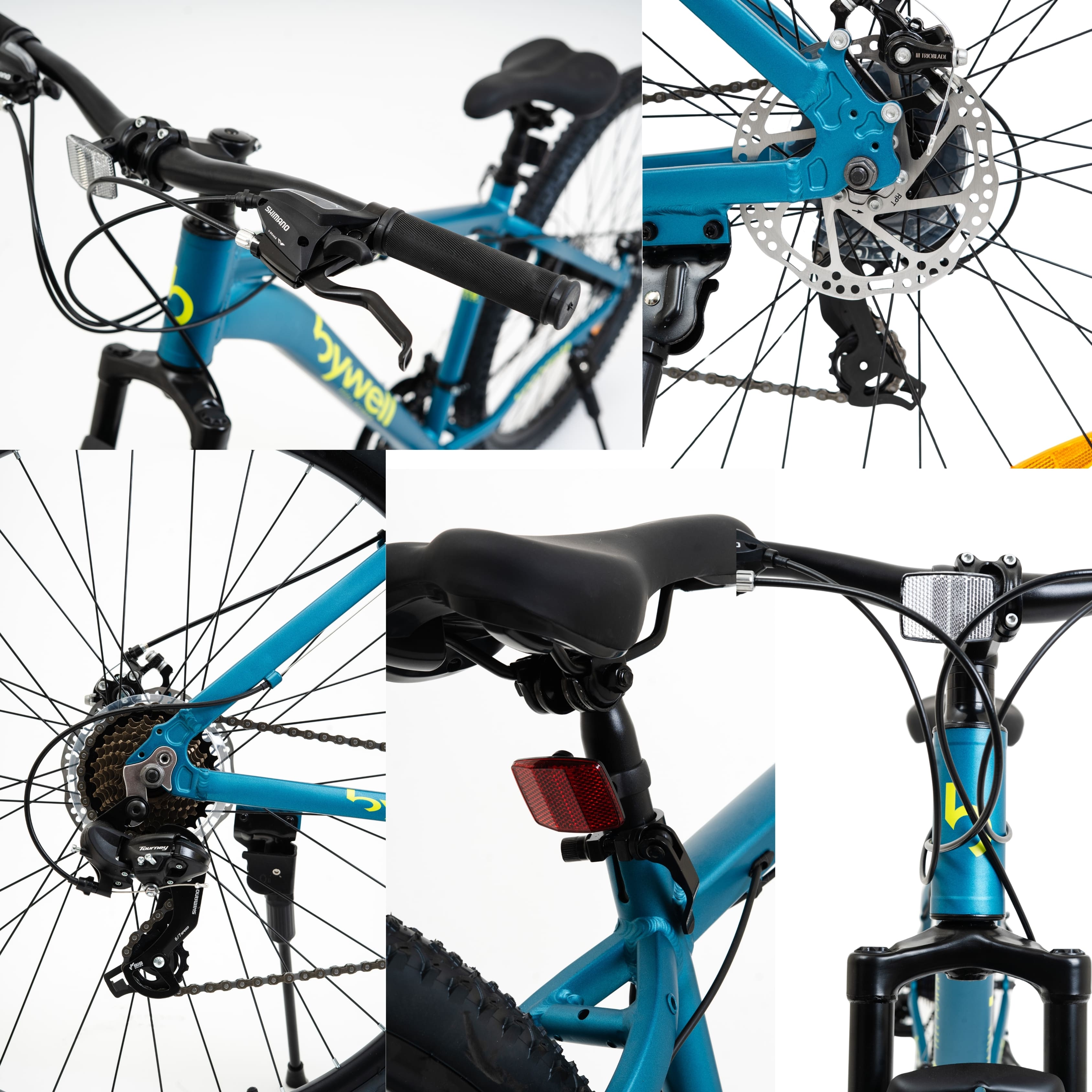 Foto 5 pulgar | Bicicleta de Montaña Bywell Shimano Velocidad 24 Rodada 29 Azul Metálico