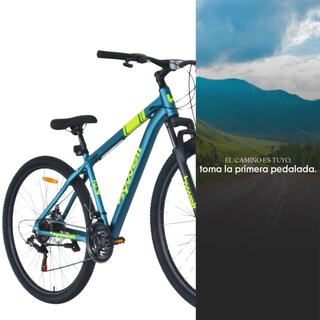 Foto 7 | Bicicleta de Montaña Bywell Shimano Velocidad 24 Rodada 29 Azul Metálico