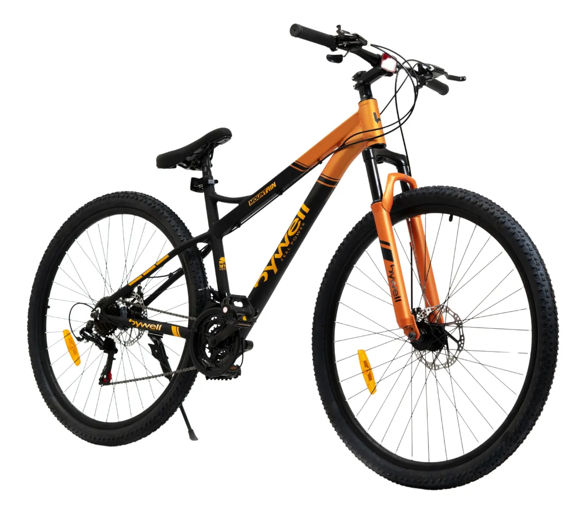 Bicicleta De Montaña Bywell Shimano Velocidad 21 Rodada 29 Naranja/negro