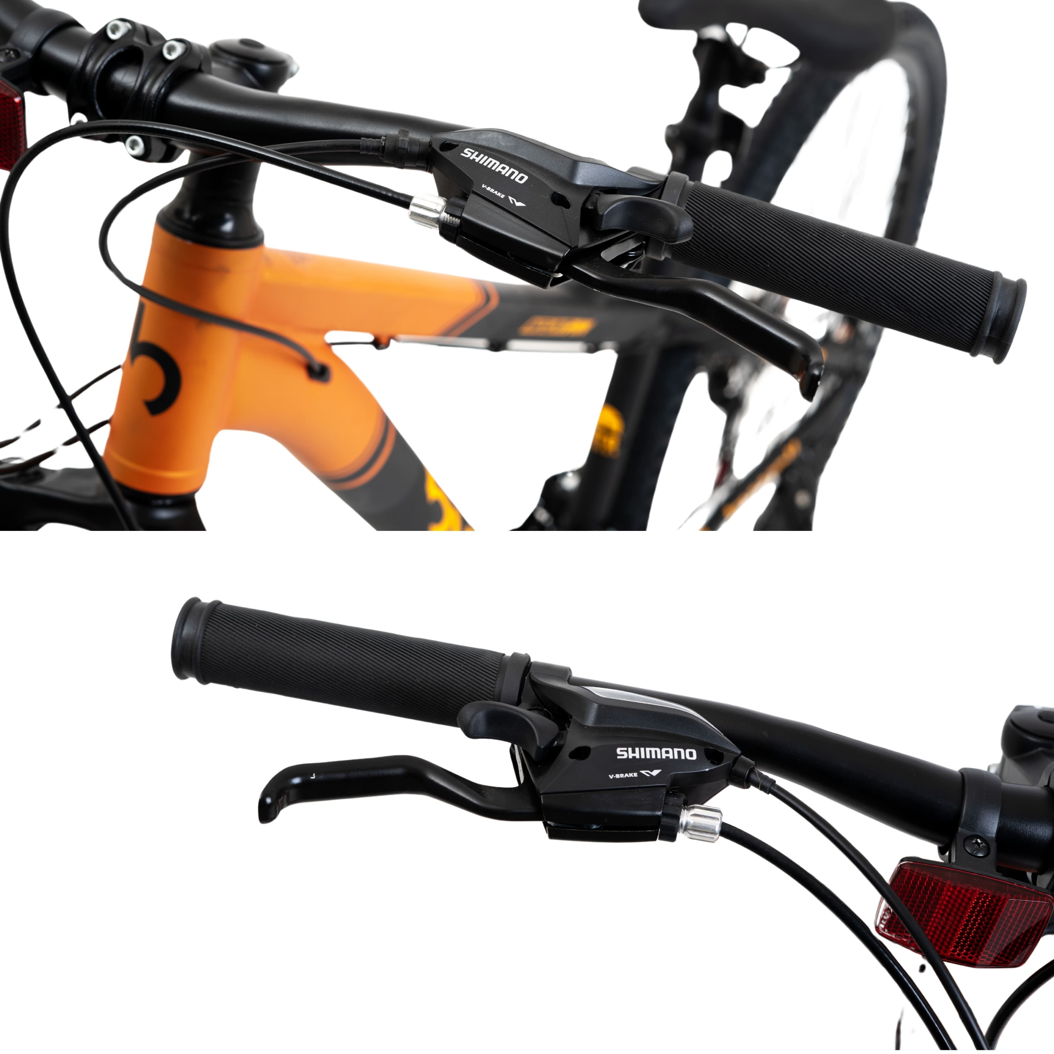 Foto 5 | Bicicleta de Montaña Bywell Shimano Velocidad 21 Rodada 29 Naranja y Negro