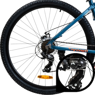Foto 6 | Bicicleta de Montaña Bywell Shimano Velocidad 24 Rodada 29 Azul y Naranja