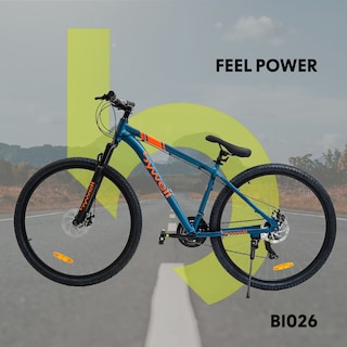Foto 8 | Bicicleta de Montaña Bywell Shimano Velocidad 24 Rodada 29 Azul y Naranja