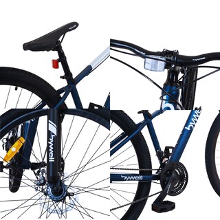 Foto 4 | Bicicleta de Montaña Bywell Velocidad 21 Aluminio Rodada 29 Azul