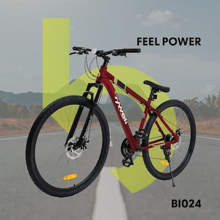 Foto 8 | Bicicleta de Montaña Bywell Shimano Velocidad 24 Rodada 29 Vino