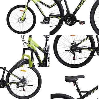 Foto 4 | Bicicleta de Montaña Bywell Shimano Velocidad 21 Rodada 29 Verde y Negro
