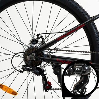 Foto 5 | Bicicleta de Montaña Bywell Shimano Velocidad 21 Rodada 29 Rojo y Negro