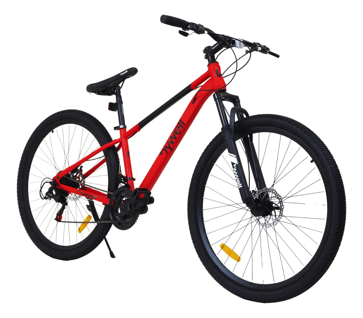 Bicicleta De Montaña Bywell Velocidad 21 Aluminio Rodada 29 Roja
