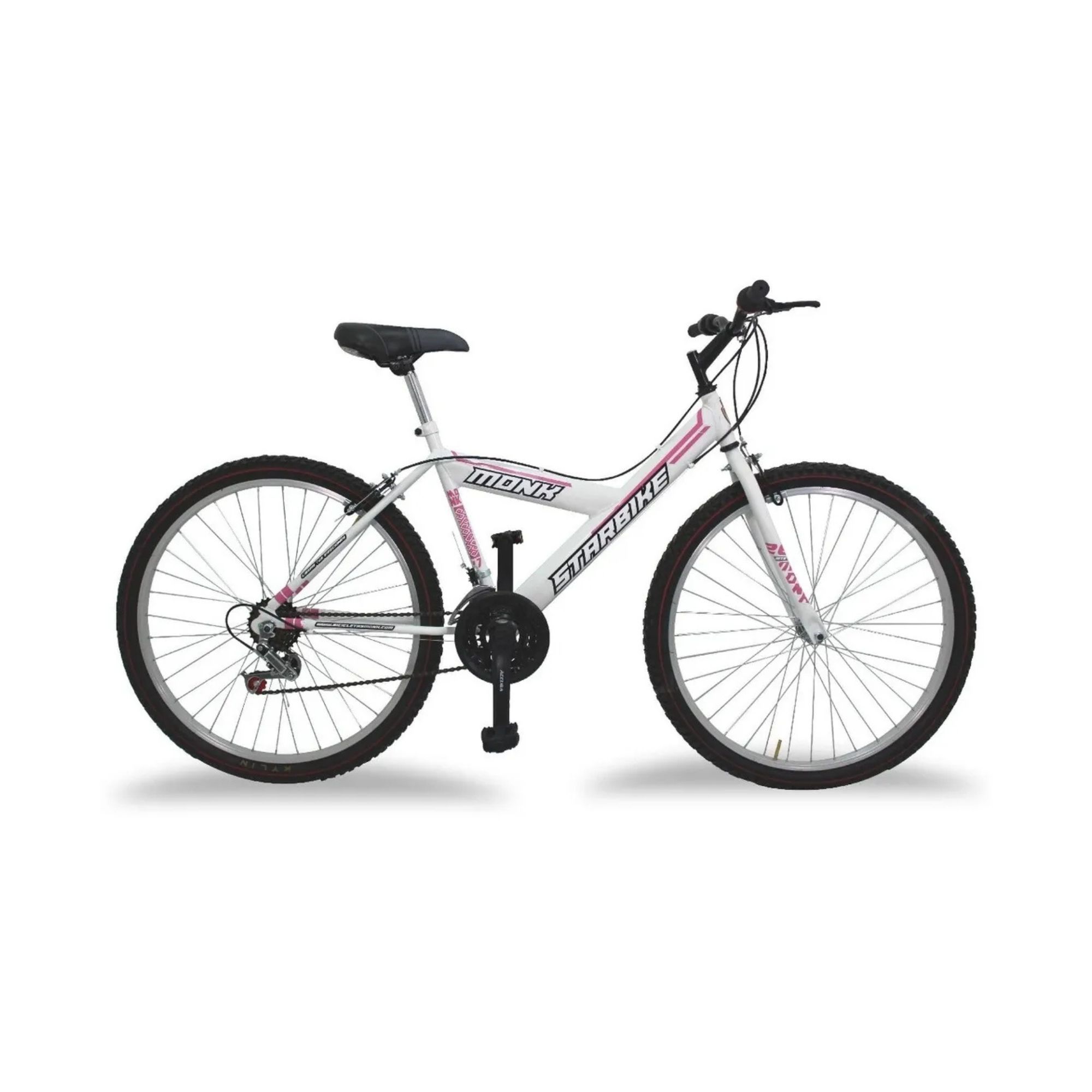 Foto 1 | Bicicleta De Montaña Monk Starbike 2.1  R26 Blanca Rosa