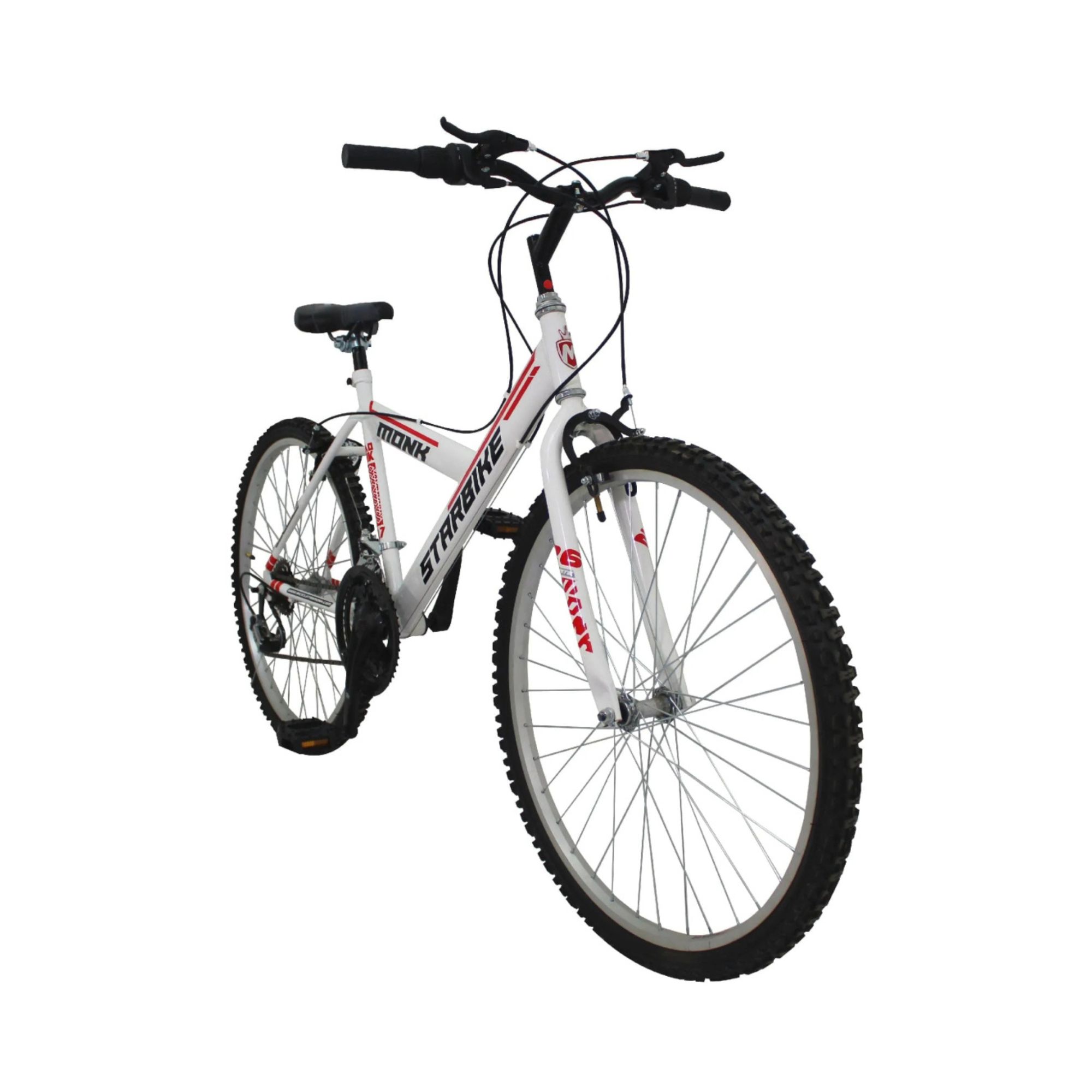 Foto 3 pulgar | Bicicleta De Montaña Monk Starbike 2.1  R26 Blanca Roja