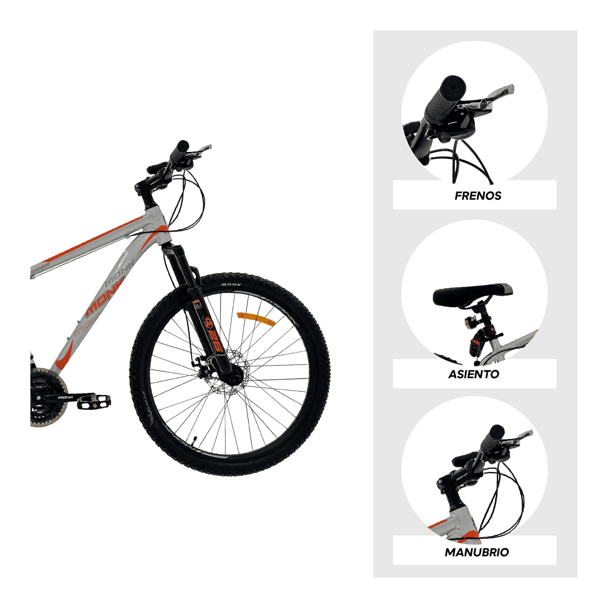 Foto 4 | Bicicleta De Montaña Monk Messer Rodada 26