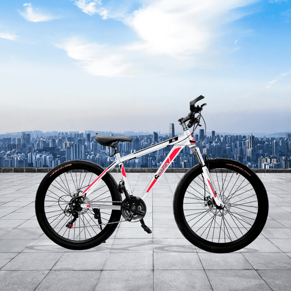 Foto 6 | Bicicleta De Montaña Bluelander Blanca Rodada 26