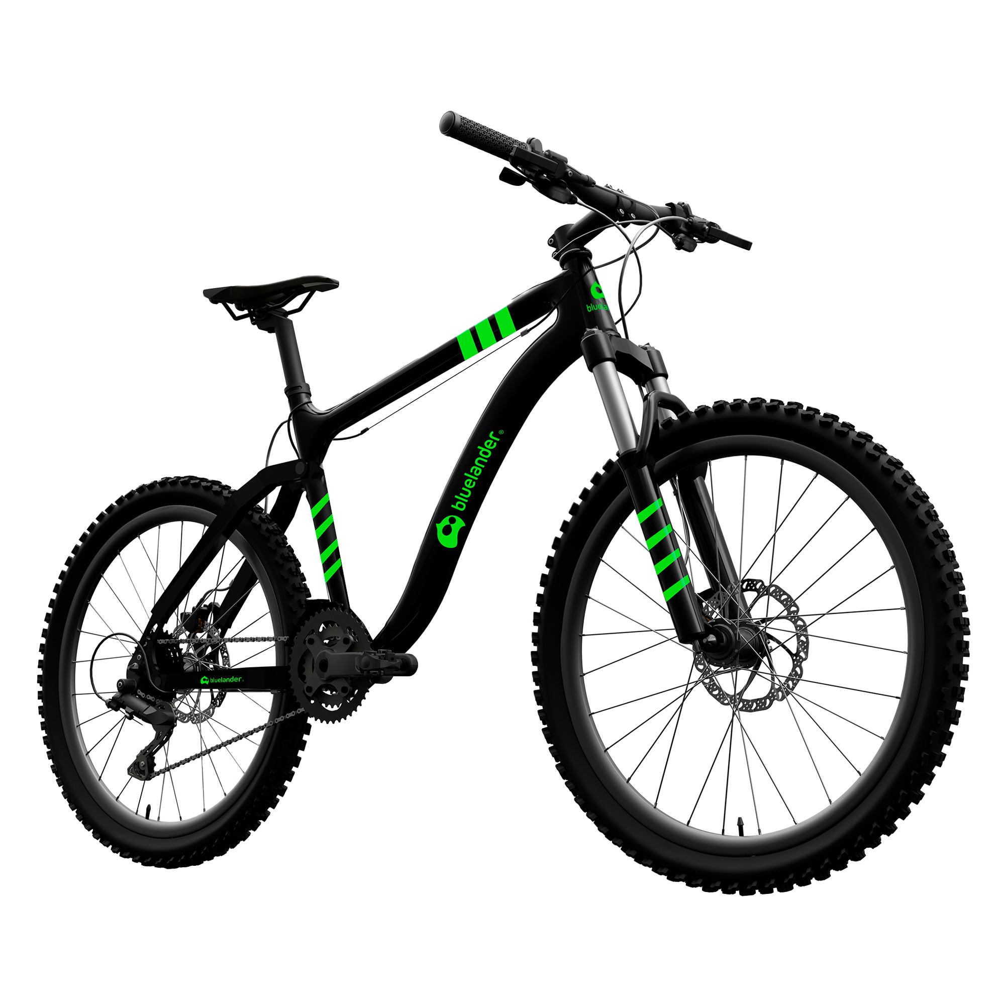 Foto 1 | Bicicleta De Montaña Bluelander Verde Rodada 26