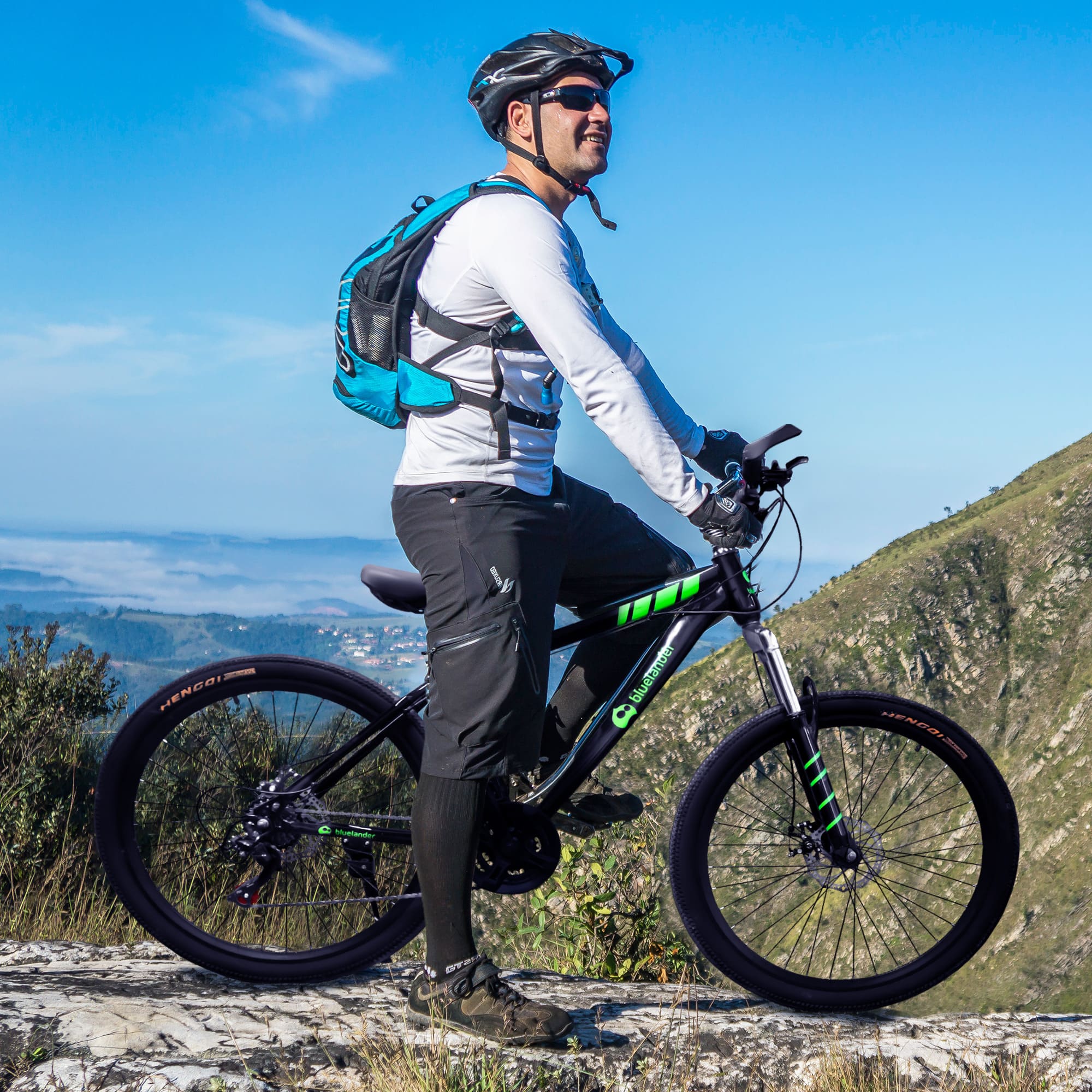 Foto 5 | Bicicleta De Montaña Bluelander Verde Rodada 26