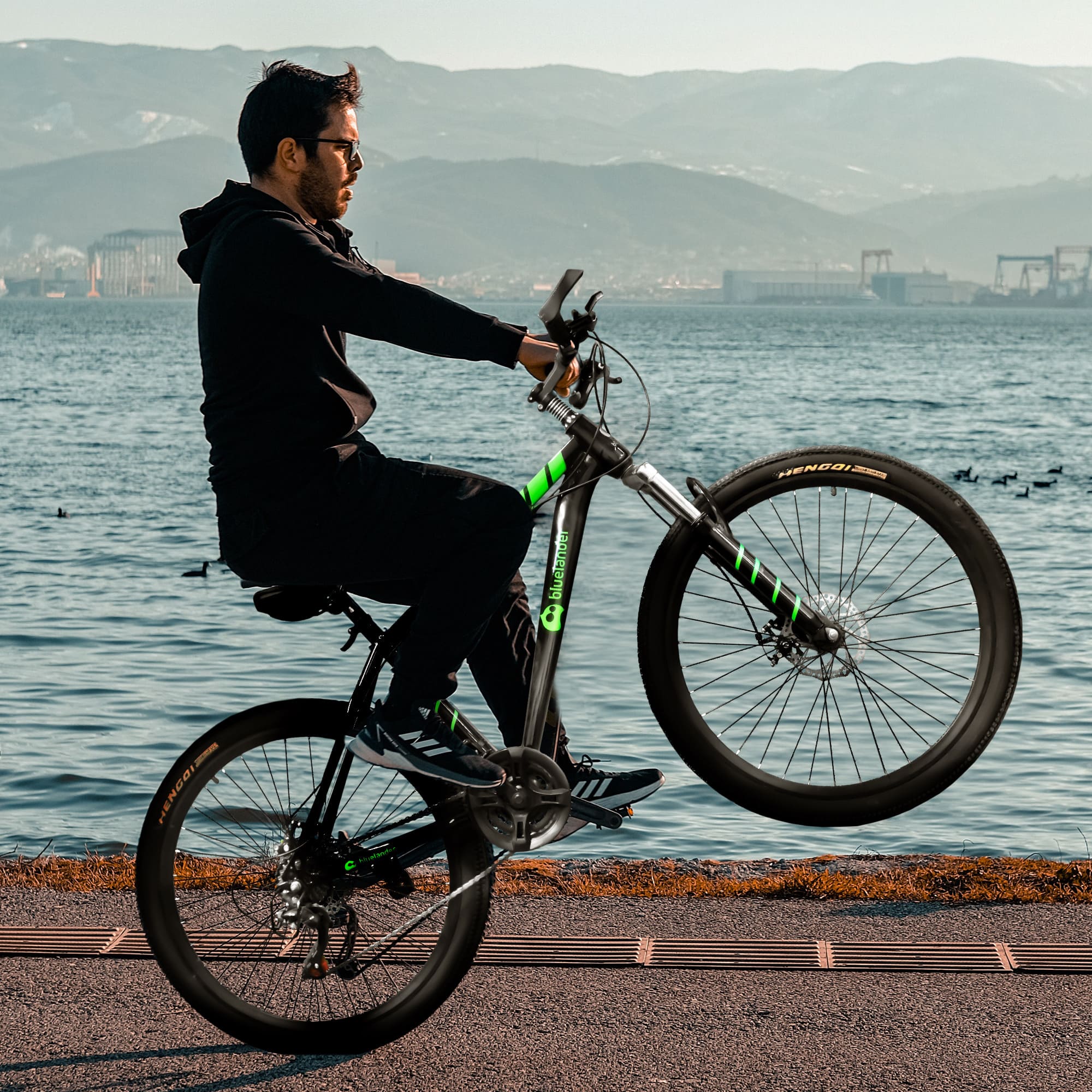 Foto 6 | Bicicleta De Montaña Bluelander Verde Rodada 26