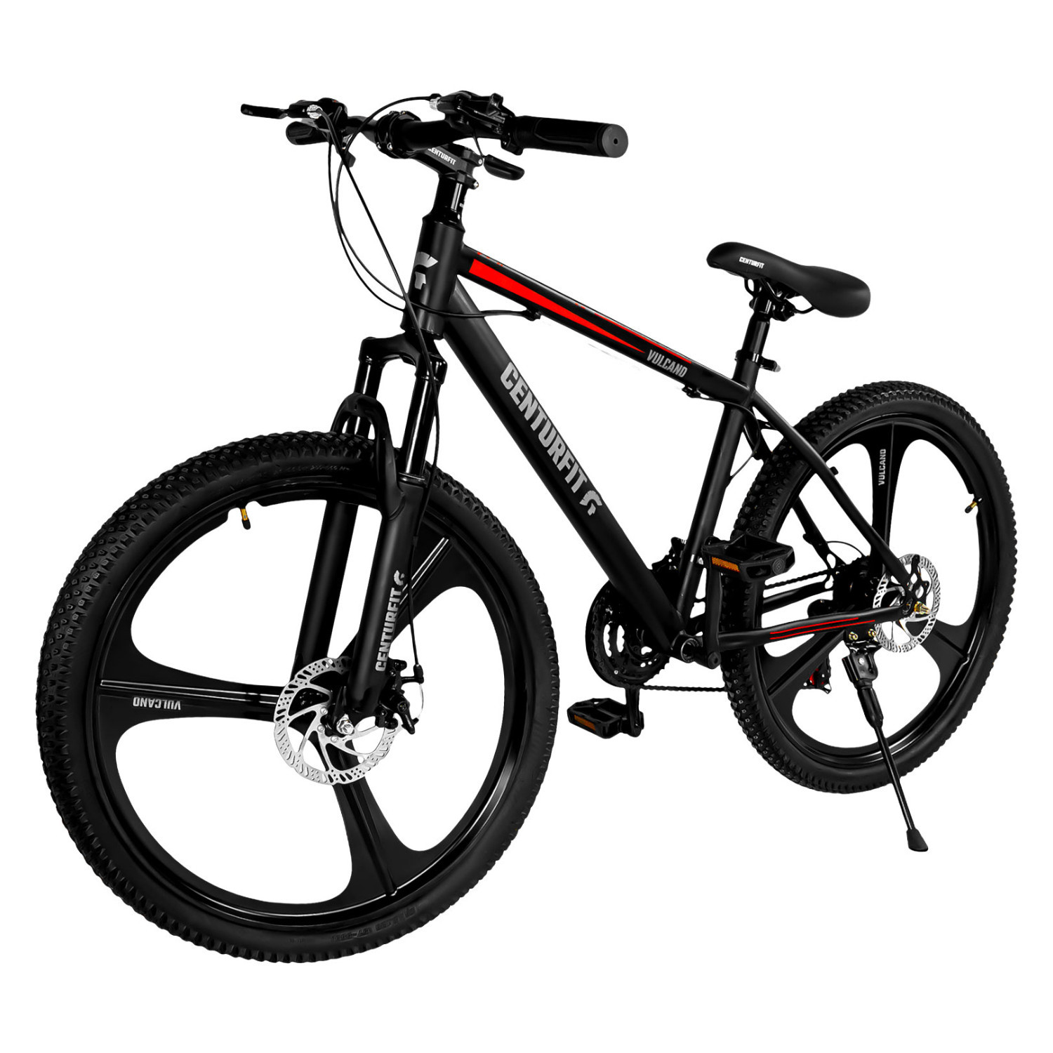 Bicicleta Montaña Rodada 26 Frenos Disco 21 Vel Cuadro Acero Centurfit