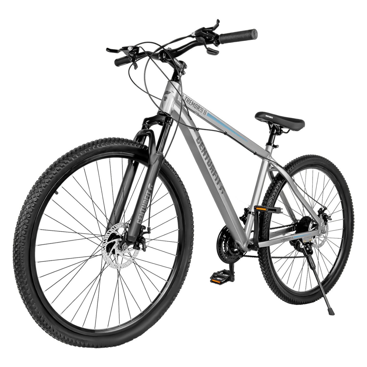 Foto 2 pulgar | Bicicleta Montaña Aluminio Premium R29 21 Velocidades Plata Centurfit