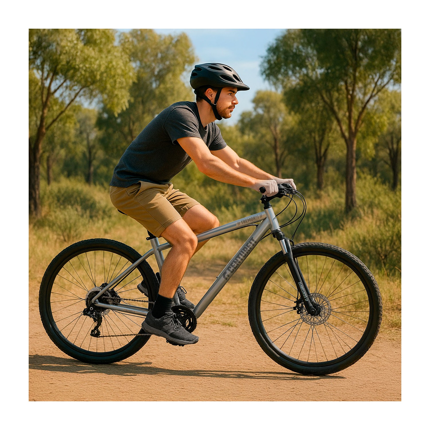 Foto 6 | Bicicleta Montaña Aluminio Premium R29 21 Velocidades Plata Centurfit