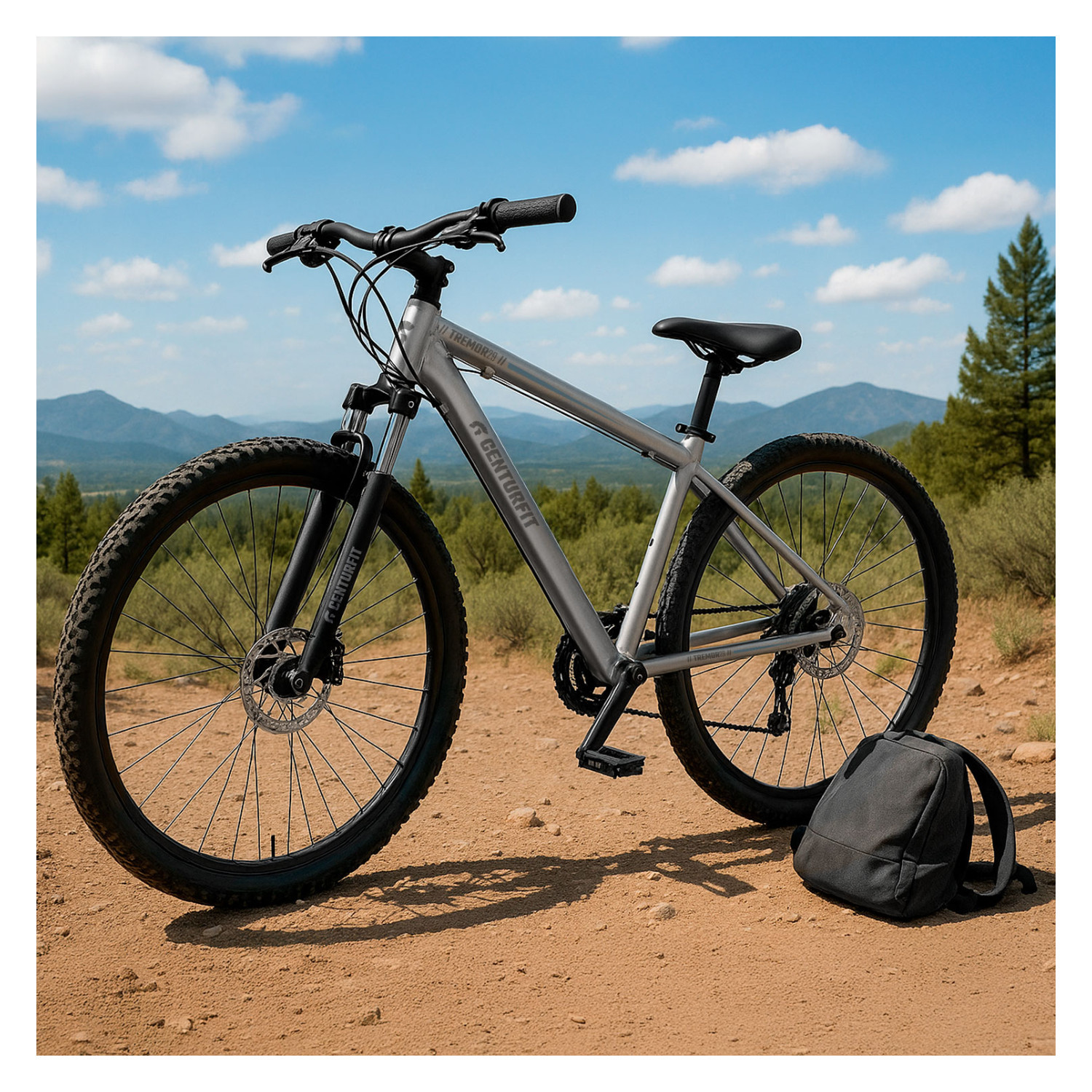 Foto 7 | Bicicleta Montaña Aluminio Premium R29 21 Velocidades Plata Centurfit