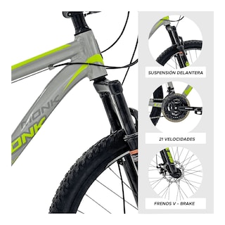 Foto 3 | Bicicleta De Montaña Monk Messer Rodada 26