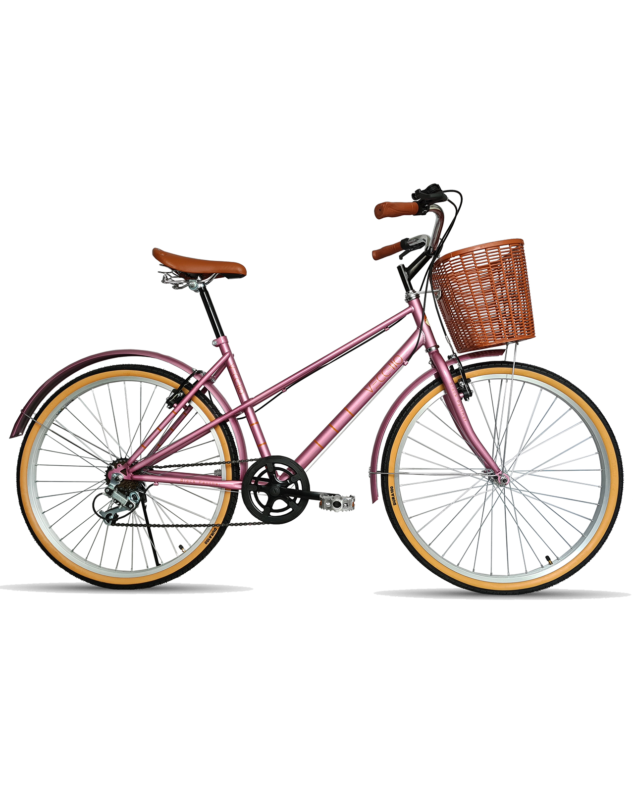 Foto 1 | Bicicleta Black Panther Vecchio D 6 Vel Rodada 26 Rosa