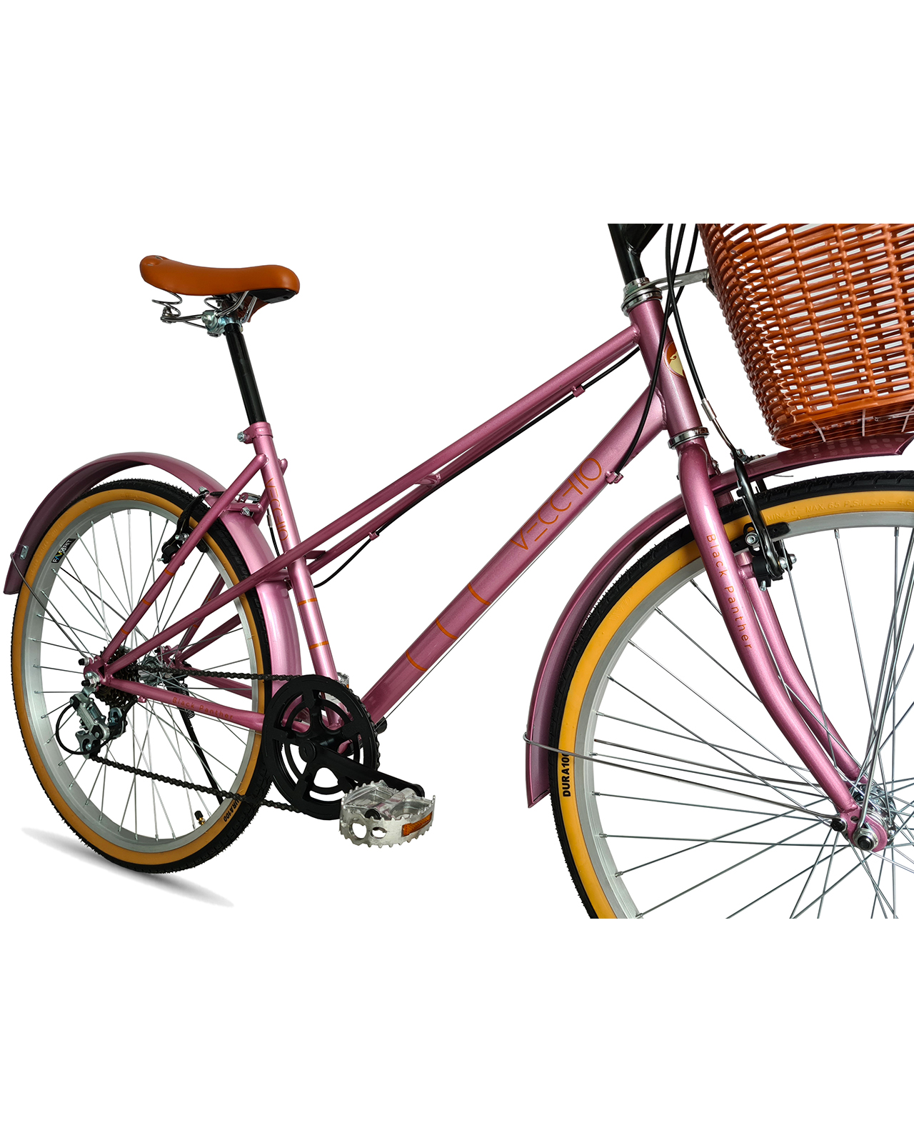 Foto 3 | Bicicleta Black Panther Vecchio D 6 Vel Rodada 26 Rosa