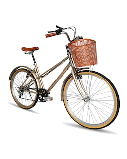 Foto 2 | Bicicleta Black Panther Vecchio D 6 Vel Rodada 26 Dorado