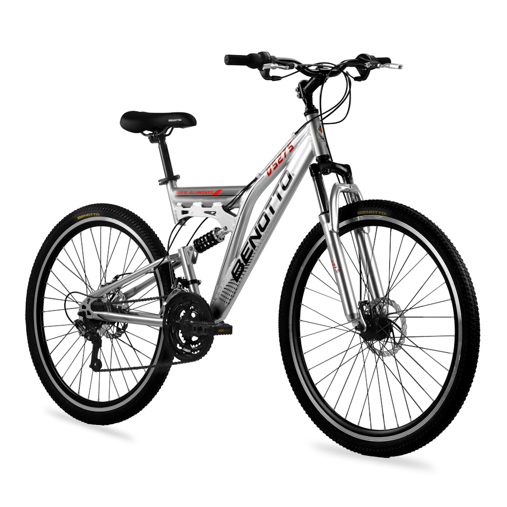 Foto 2 | Bicicleta Montaña Ds-275 R27.5 21v Hombre Plateada Benotto