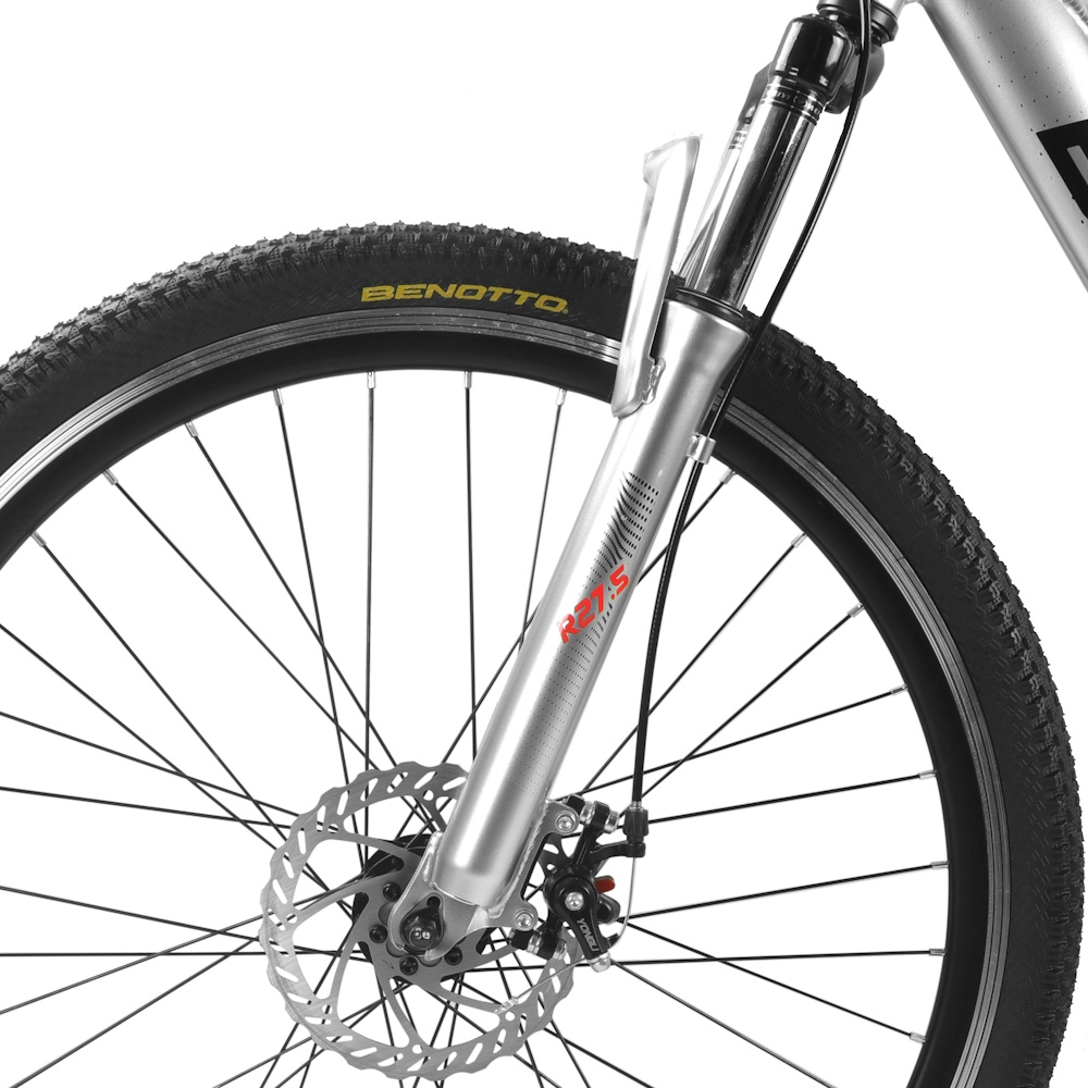 Foto 4 pulgar | Bicicleta Montaña Ds-275 R27.5 21v Hombre Plateada Benotto