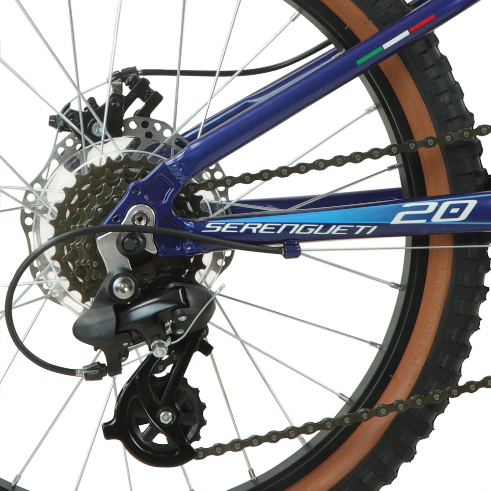 Foto 6 | Bicicleta Montaña Serengueti Niño R20 7v Azul Benotto