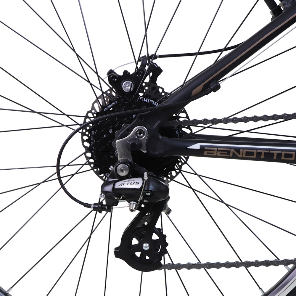 Foto 4 | Bicicleta Montaña Fs-700 R27.5 24v Aluminio Negro Benotto