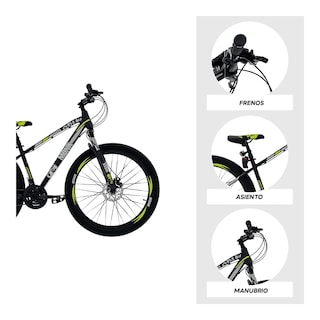Foto 4 | Bicicleta De Montaña Monk Inxss R29 21 Velocidades