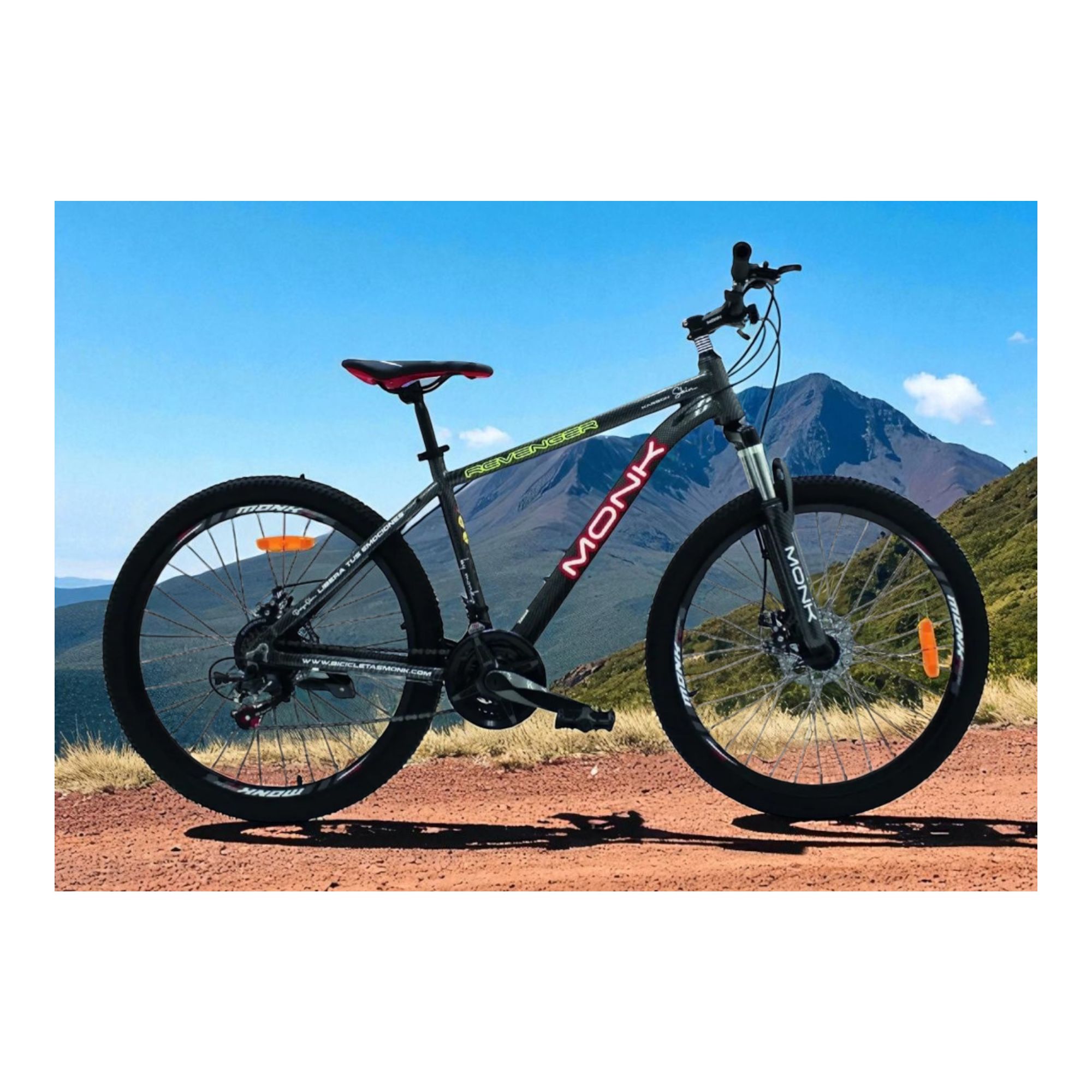Foto 7 pulgar | Bicicleta De Montaña Monk Revenger Karbon Rodada 26