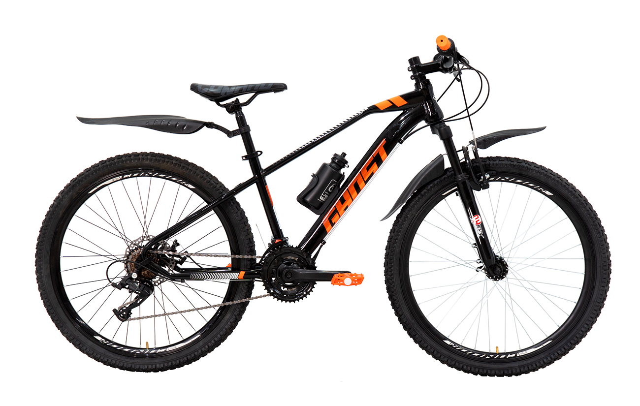 Foto 2 pulgar | Bicicleta Ghost Hawk Rodada 26 Negro Naranja