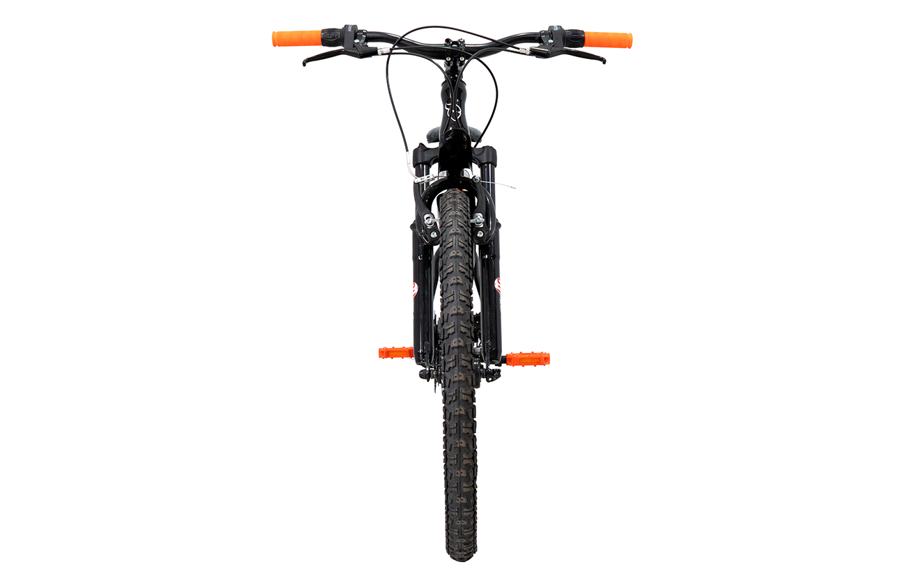 Foto 7 pulgar | Bicicleta Ghost Hawk Rodada 26 Negro Naranja