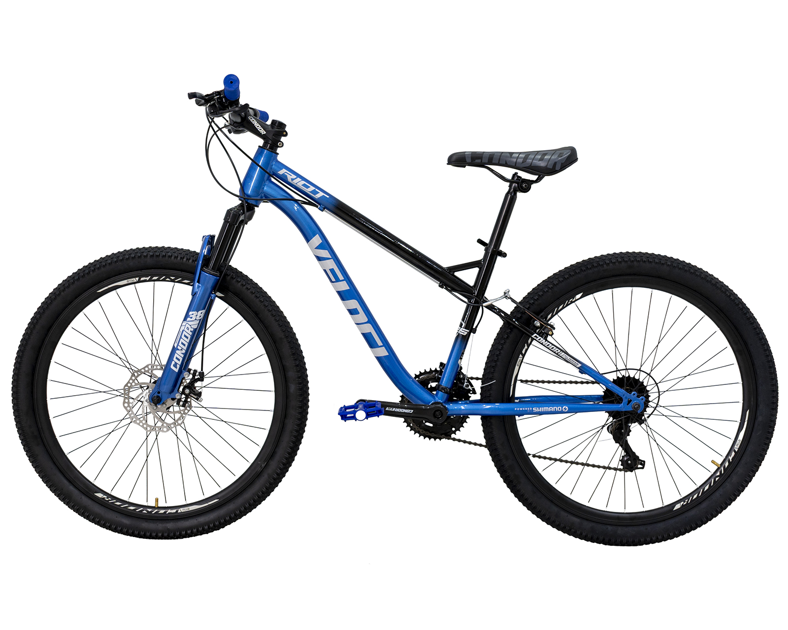 Foto 8 | Bicicleta Veloci Riot Rodada 26 Azul De Montaña