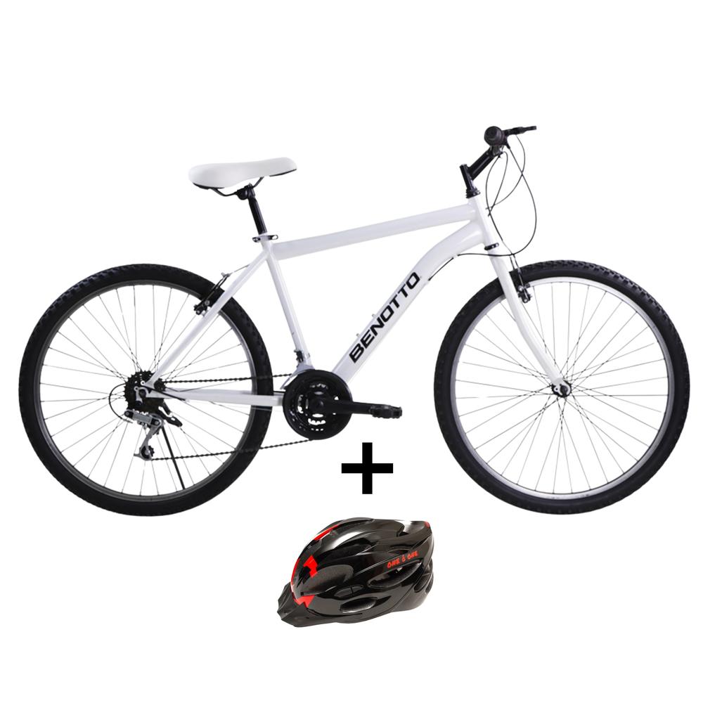 Foto 2 pulgar | Combo Bicicleta Benotto Pmo R26 H. 18v Con Casco Talla L