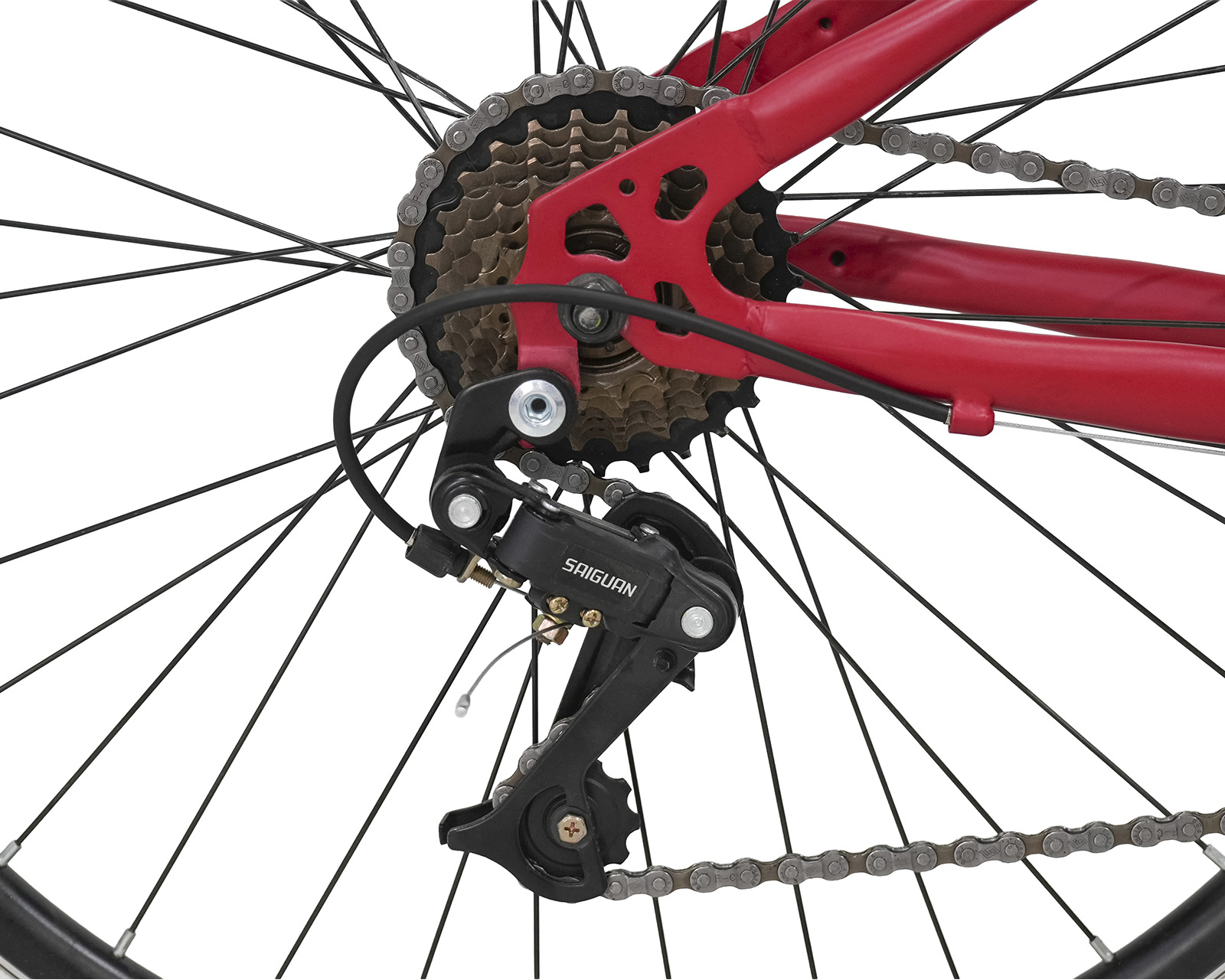 Foto 6 | Bicicleta Veloci Next Rodada 26 Rojo Mate