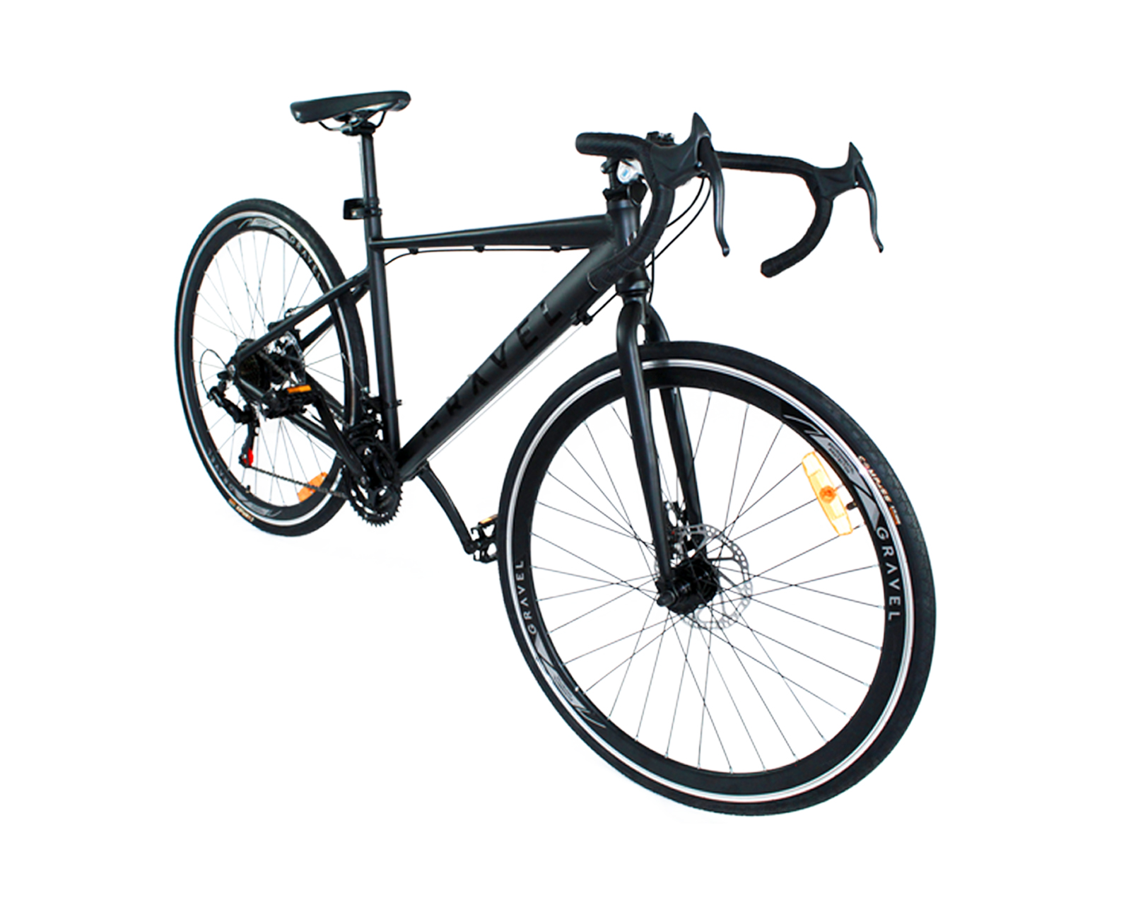 Bicicleta de Ruta de Gravel Asphalt color Negro R700c 14v Disco 51 cm Shimano