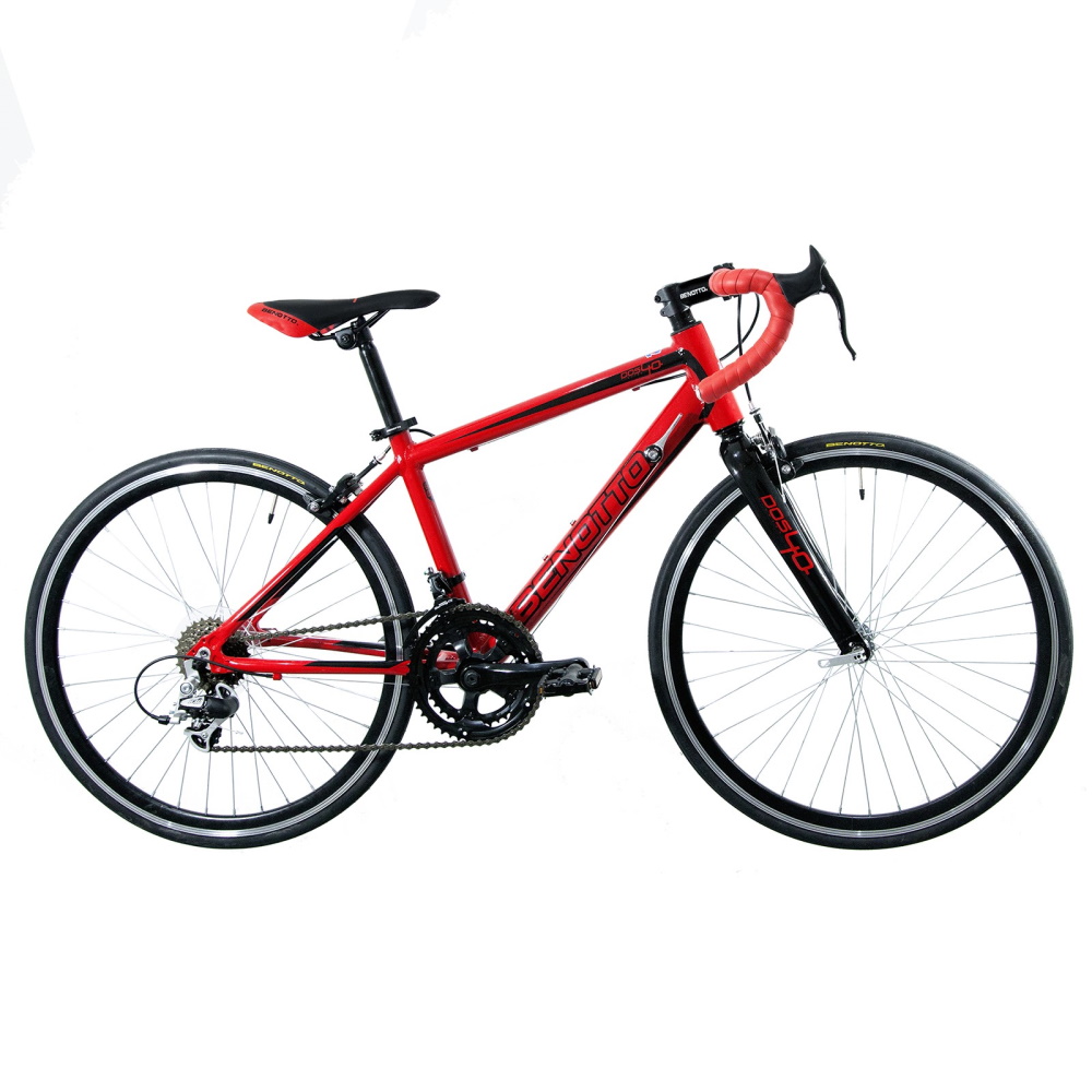 Bicicleta de Ruta Benotto Dos40 R24 14 V Aluminio Rojo Negro