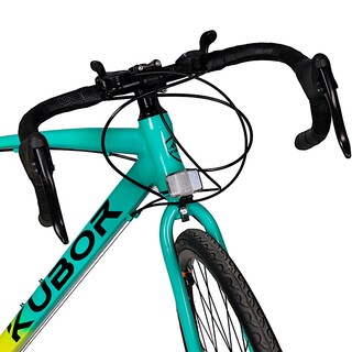 Foto 4 | Bicicleta de Ruta KUBOR Pegaso Amarilla Rodada 700 Aluminio Carreras