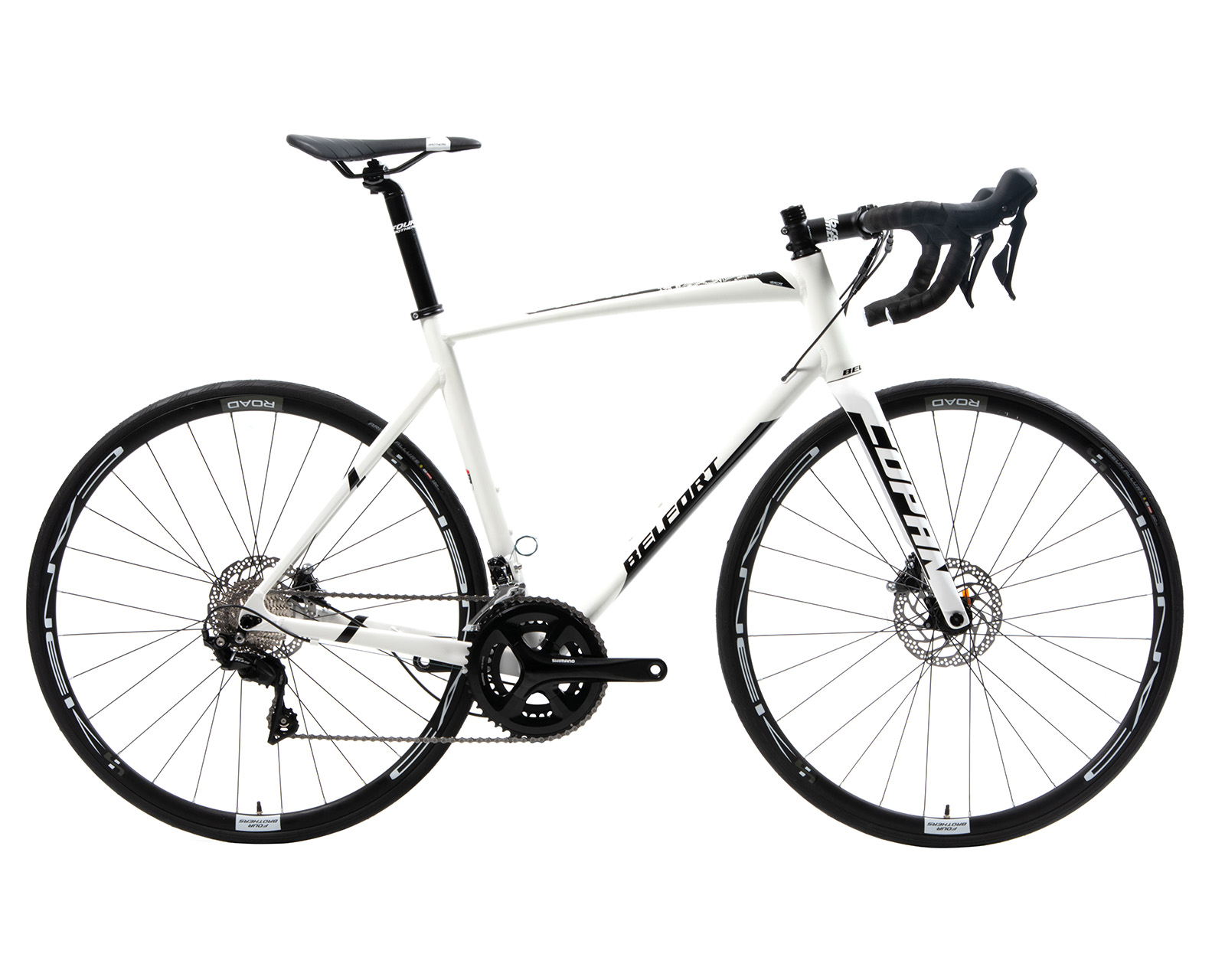 Foto 2 pulgar | Bicicleta Belfort Copan 105 R700 T50 Blanco con Negro 2022