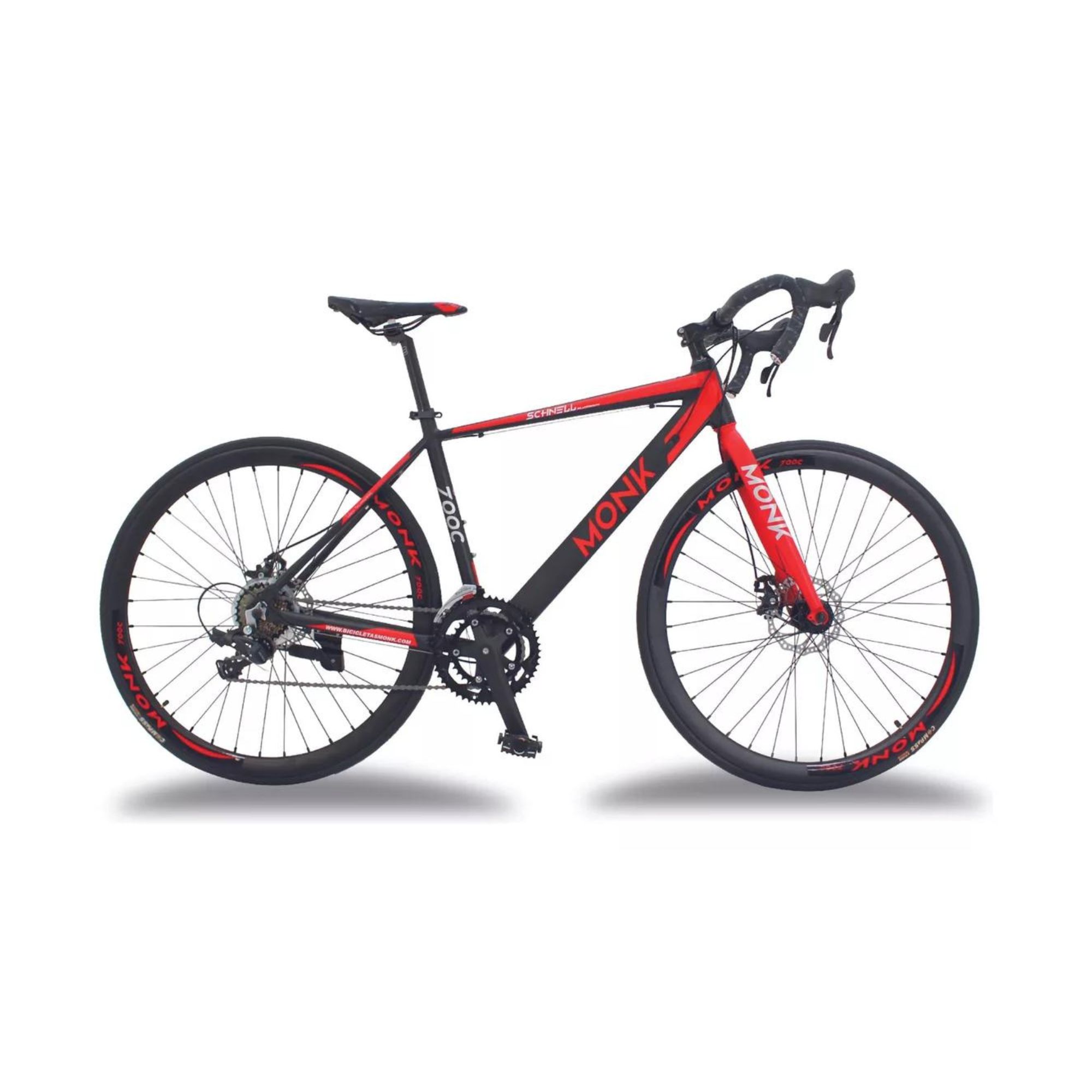 Foto 1 | Bicicleta De Ruta Monk Schnell R700  14  Velocidades Rojo