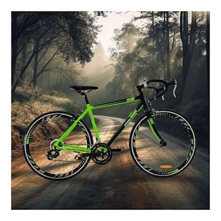 Foto 6 | Bicicleta De Ruta Monk Flug Rodada 700 Negro Verde