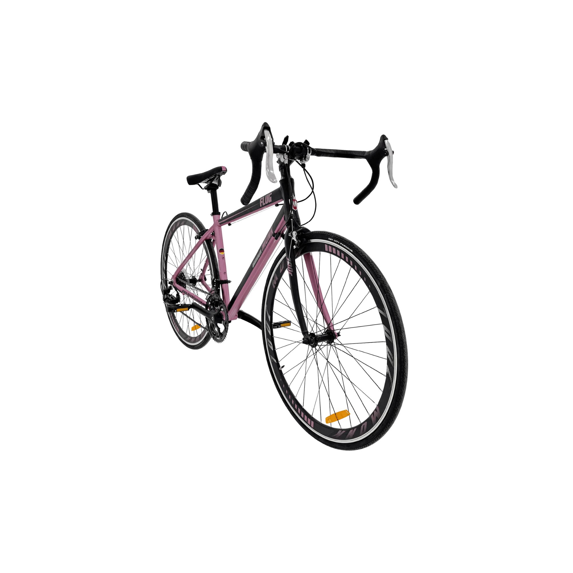 Foto 3 pulgar | Bicicleta De Ruta Monk Flug Rodada 700 Negro Rosa