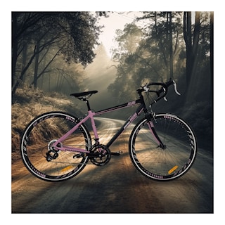 Foto 6 | Bicicleta De Ruta Monk Flug Rodada 700 Negro Rosa
