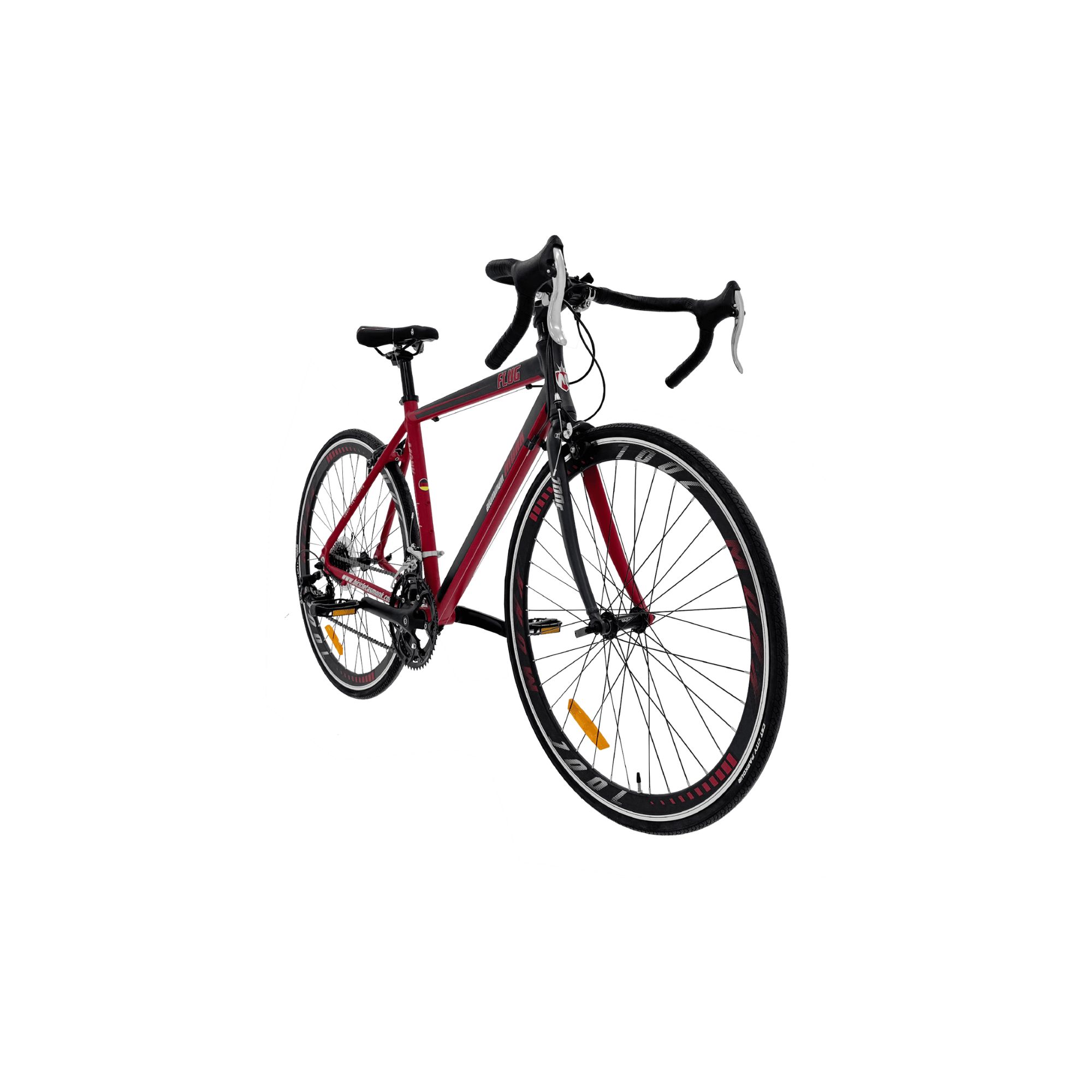 Foto 3 pulgar | Bicicleta De Ruta Monk Flug Rodada 700 Negro Rojo