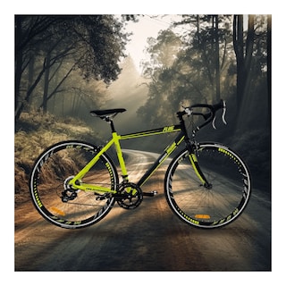 Foto 6 | Bicicleta De Ruta Monk Flug Rodada 700 Negro Amarillo