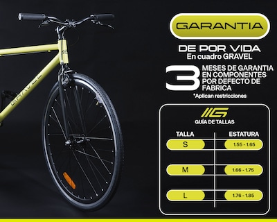 Foto 2 | Bicicleta Fixie Amarillo 51