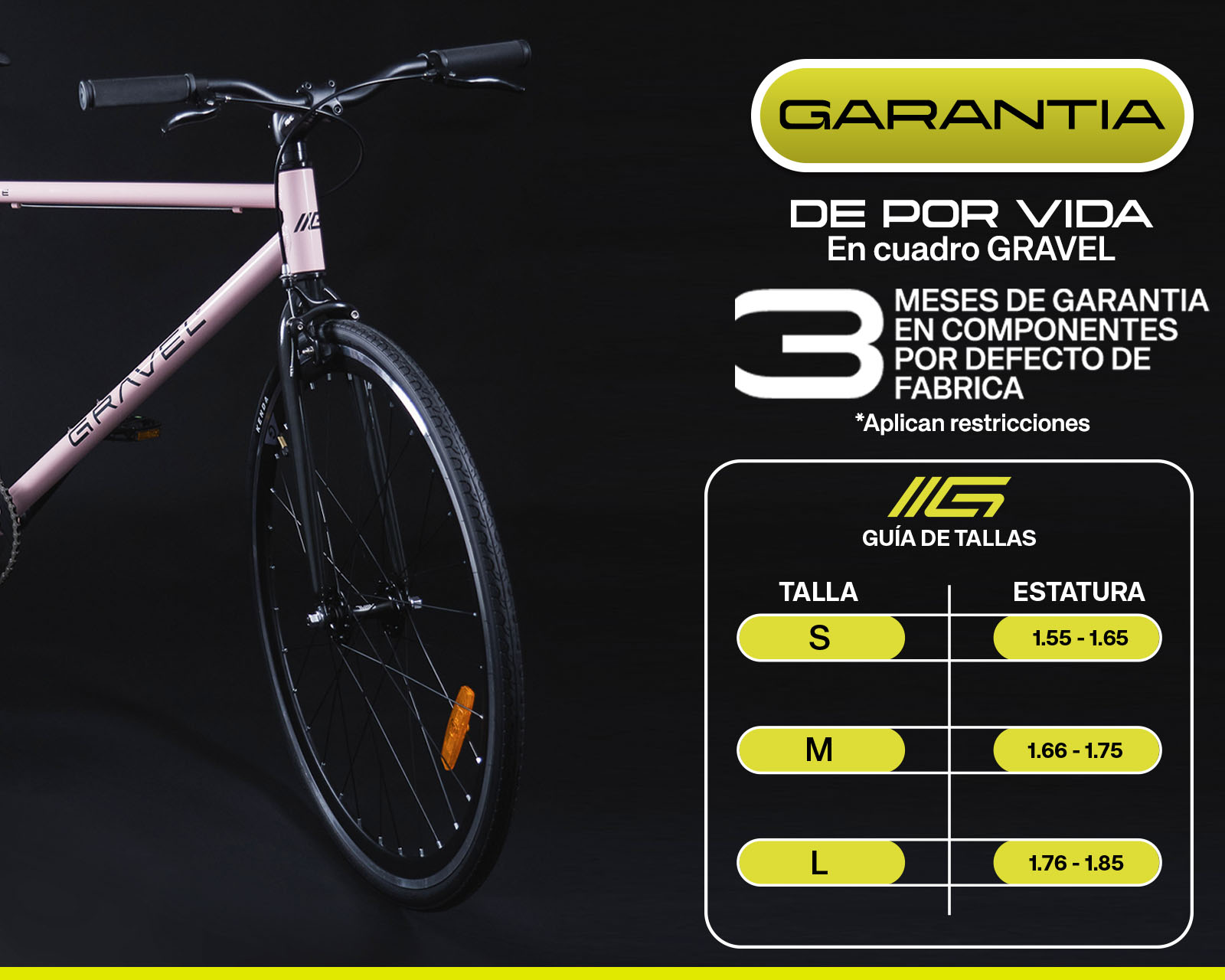 Foto 3 pulgar | Bicicleta Fixie Rosa 51