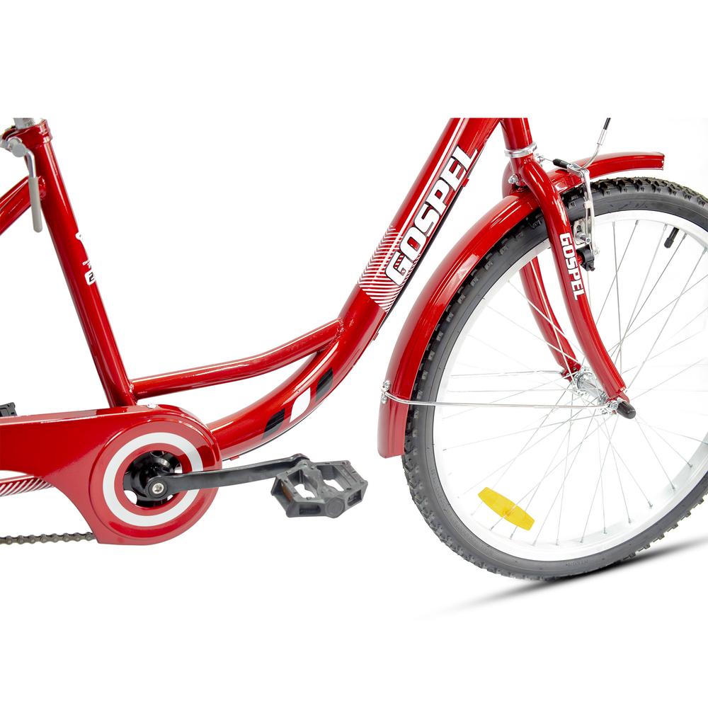 Foto 5 | Triciclo Gospel Pl7001 R24 con Canasta color Rojo